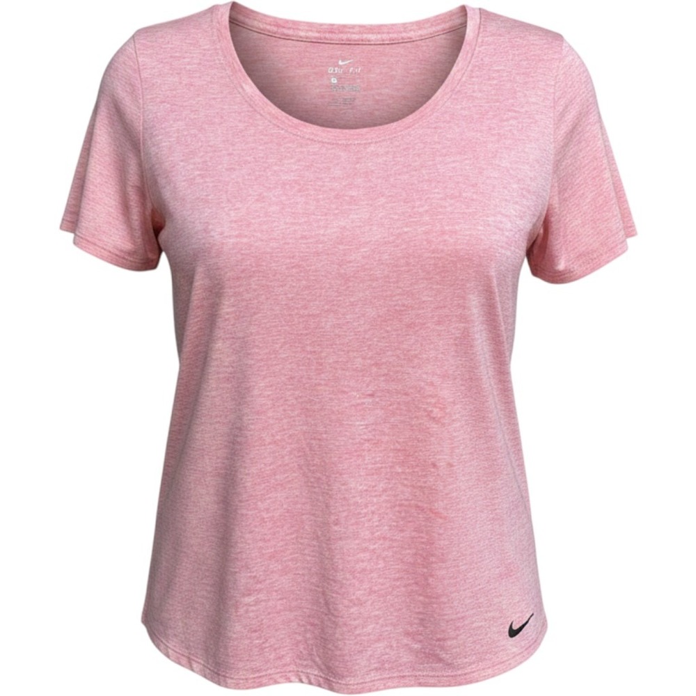 Nike Dri-FIT Shirt Womens XL Pink Heathered 100% Polyester Short Sleeve Tee